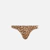 Alviero Martini Costumi & Beachwear | Geo Animalier Slip Mare Con Laccetti Laterali Naturali