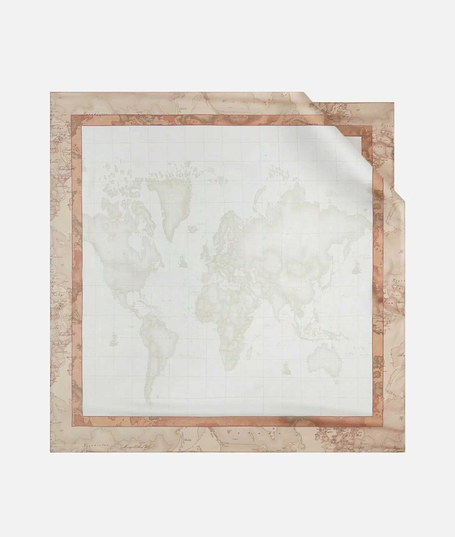 Alviero Martini Sciarpe & Foulard | Geo Sunny Mix Foulard 75 X 75 Bianco