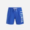 Alviero Martini Maglie, Camicie & T-Shirts | Basic Colors Boxer Mare Corto Con Maxi Logo Bluette