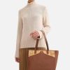 Alviero Martini Borse Shopping | Glam City Borsa Shopping Grande Castagna