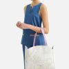 Alviero Martini Borse Shopping | South Beach Bag Borsa Shopping Con Tracolla Bianca