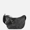 Alviero Martini Borse A Tracolla & Messenger | Geo Soft Black Borsa Media A Mezzaluna