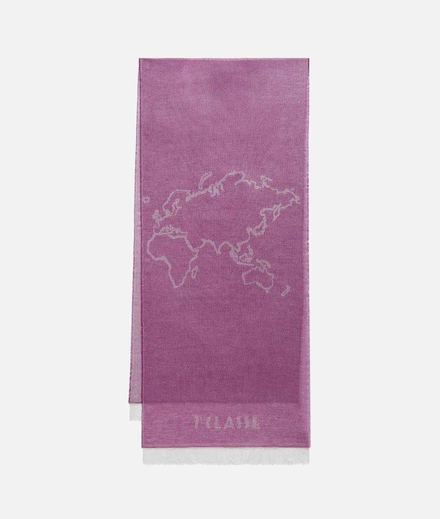 Alviero Martini Sciarpe & Foulard | Sciarpa Geo Filetto 40 X 190 Malva