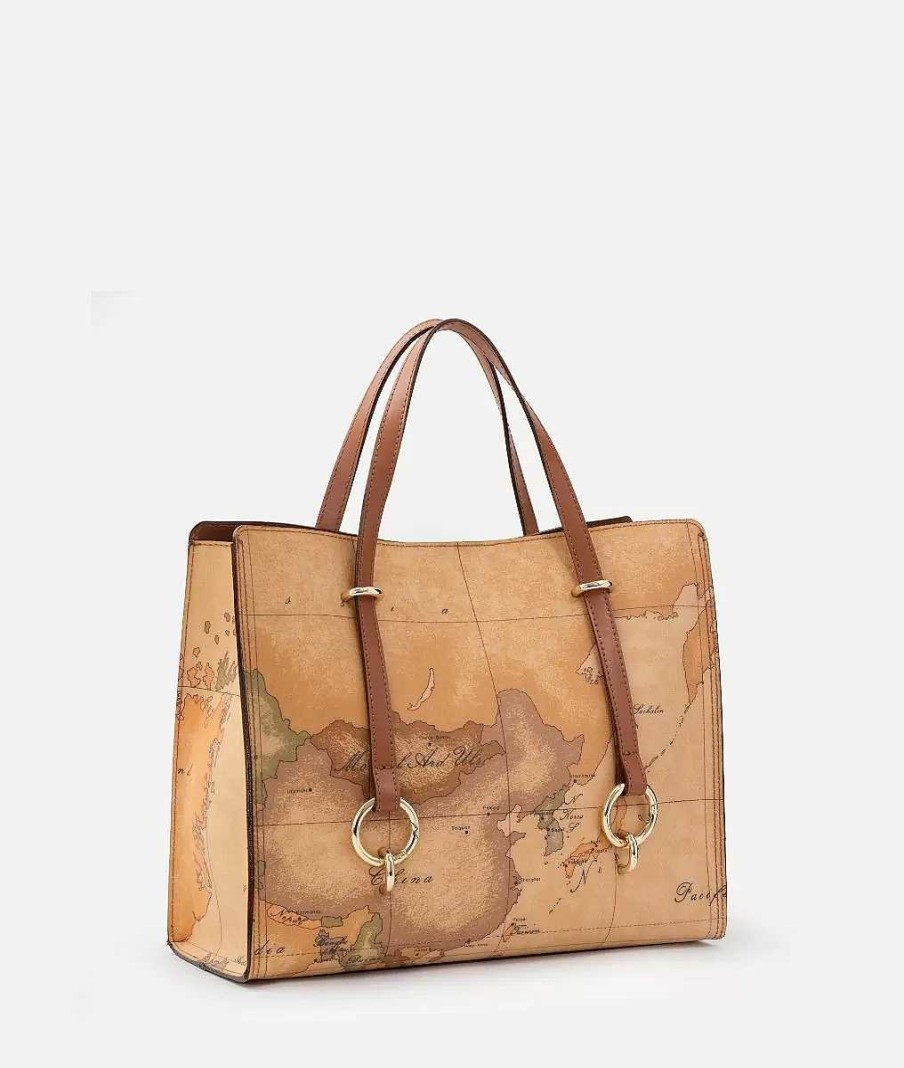 Alviero Martini Borse Shopping | Geo Classic Borsa Shopping Sfoderata