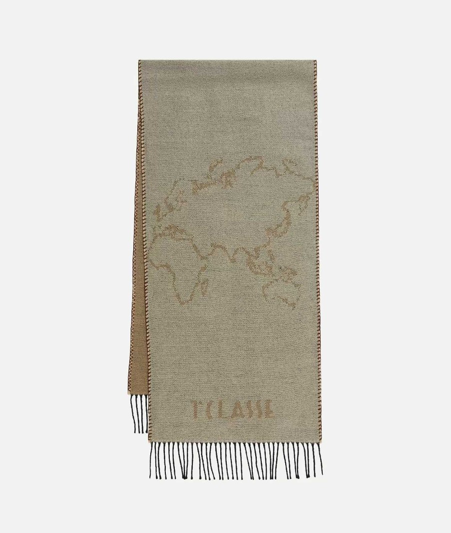 Alviero Martini Sciarpe & Foulard | Sciarpa Geo Filetto 40 X 180 Naturale