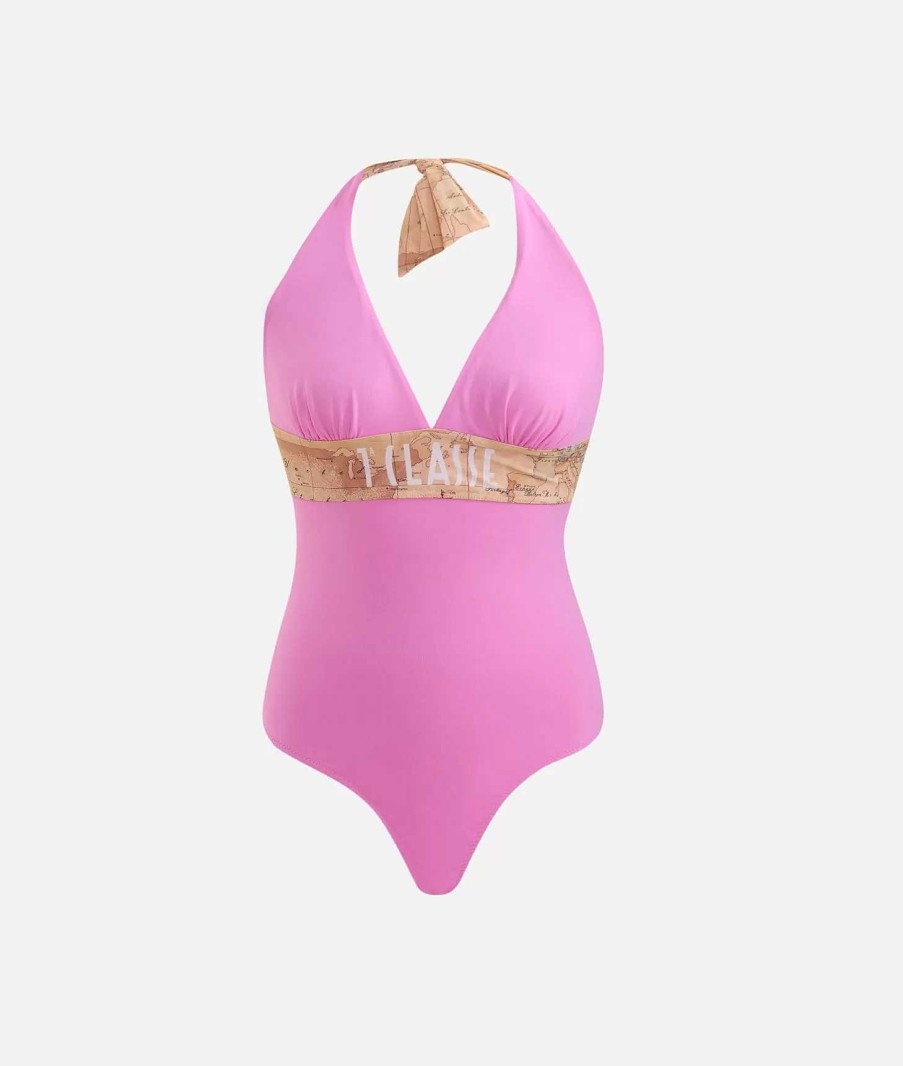 Alviero Martini Costumi & Beachwear | Geo Atlantis Costume Intero Rosa Bubble