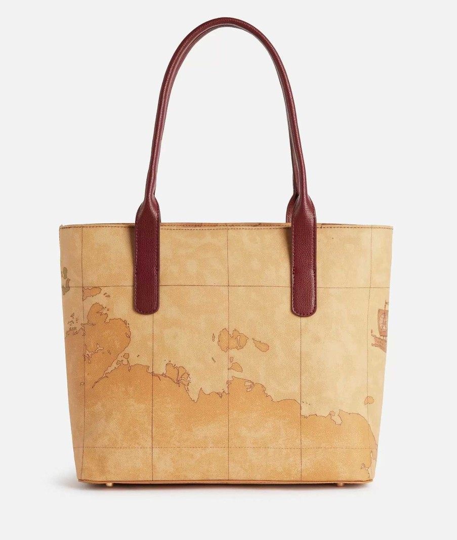 Alviero Martini Borse Shopping | Geo Destiny Borsa Shopping Cabernet