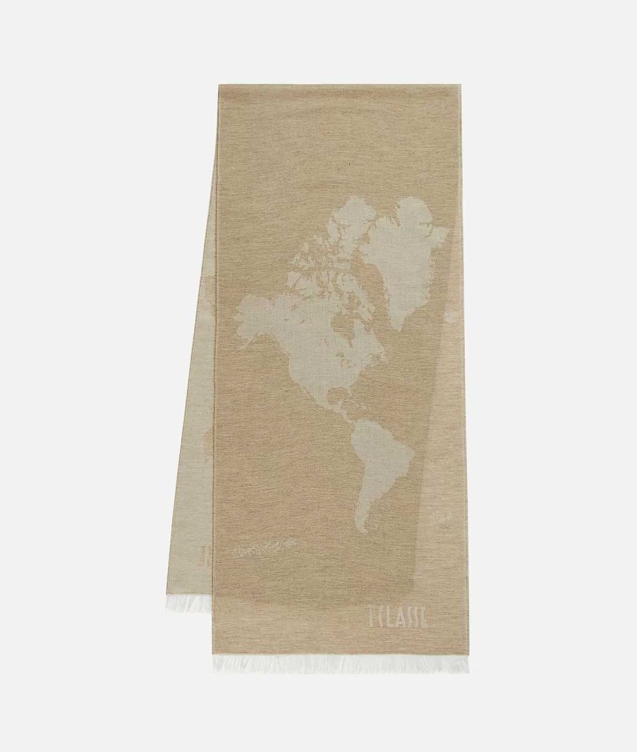 Alviero Martini Sciarpe & Foulard | Sciarpa Geo Pieno 40 X 180 Naturale