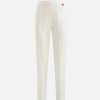 Alviero Martini Gonne & Pantaloni | Pantalone Regular In Cady Latte