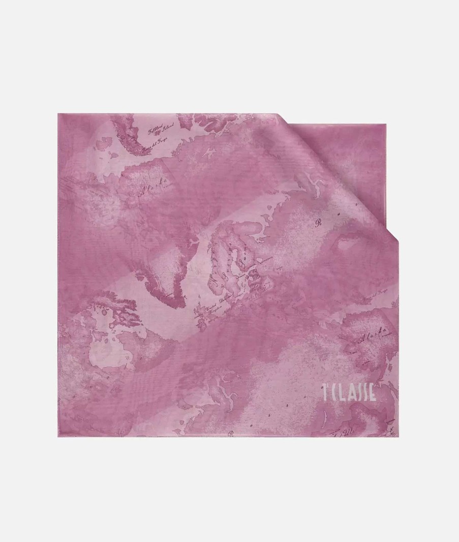 Alviero Martini Sciarpe & Foulard | Sciarpa Geo Orchidea 48 X 190 Malva