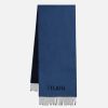 Alviero Martini Sciarpe & Foulard | Sciarpa Logo Piccolo 40 X 180 Blu Cobalto