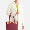 Alviero Martini Borse Shopping | Glam City Borsa Shopping Media Cabernet