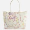 Alviero Martini Borse Shopping | Geo Acquerello Borsa Shopping Bianca