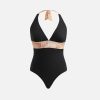 Alviero Martini Costumi & Beachwear | Geo Atlantis Costume Intero Nero