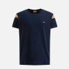 Alviero Martini Maglie, Camicie & T-Shirts | T-Shirt Manica Corta In Cotone Blu Navy