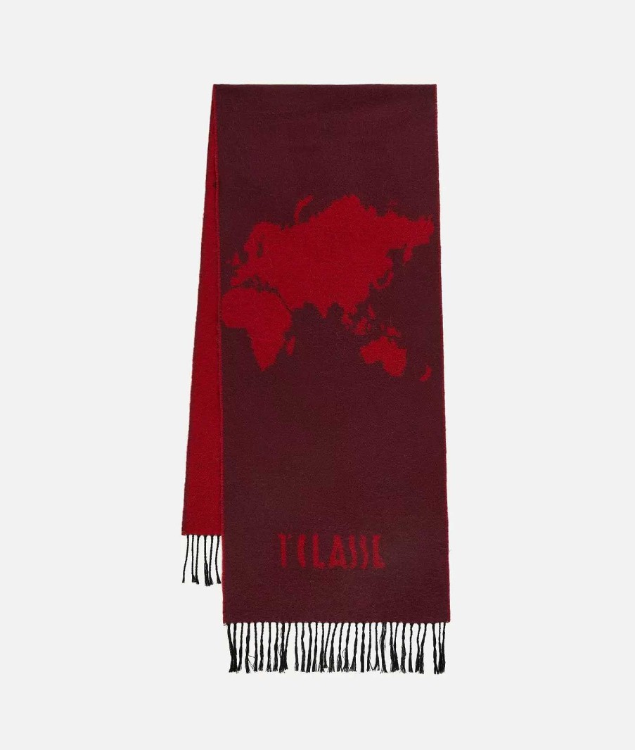 Alviero Martini Sciarpe & Cappelli | Sciarpa Geo Pieno 40 X 180 Cabernet