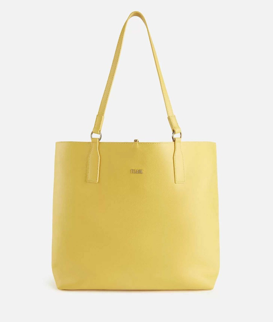 Alviero Martini Borse Shopping | Two-Way Bag Borsa Shopping Reversibile Giallo Miele