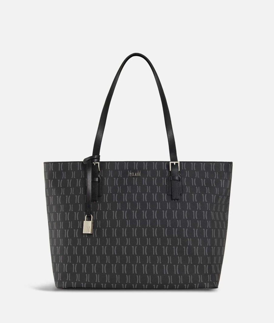 Alviero Martini Borse Shopping | Monogram Borsa Shopping Grande Nera