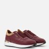 Alviero Martini Sneakers | Sneakers In Pelle Stampa Granatino Cabernet