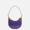 Alviero Martini Borse A Spalla | Celeb Bag Borsa Hobo Con Catena Indaco