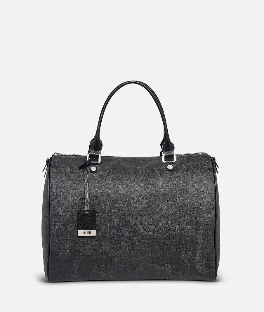 Alviero Martini Borse A Mano | Geo Black Borsa Grande A Bauletto