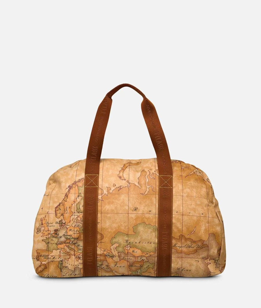 Alviero Martini Borse Da Viaggio | Geo Soft Borsa Con Manici In Nastro