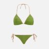 Alviero Martini Costumi & Beachwear | Colors Lam Bikini Triangolo Verde Lime