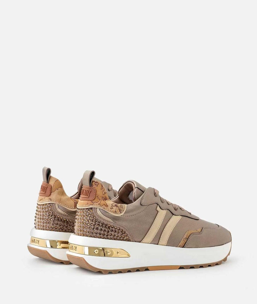 Alviero Martini Sneakers | Geo Road Cannes Sneakers In Eco Nappa Bronzo