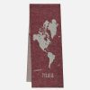 Alviero Martini Sciarpe & Cappelli | Sciarpa Geo Pieno Con Trama 35 X 180 Cabernet