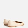 Alviero Martini Scarpe Basse | Ballerine A Punta In Nappa Liscia Nude