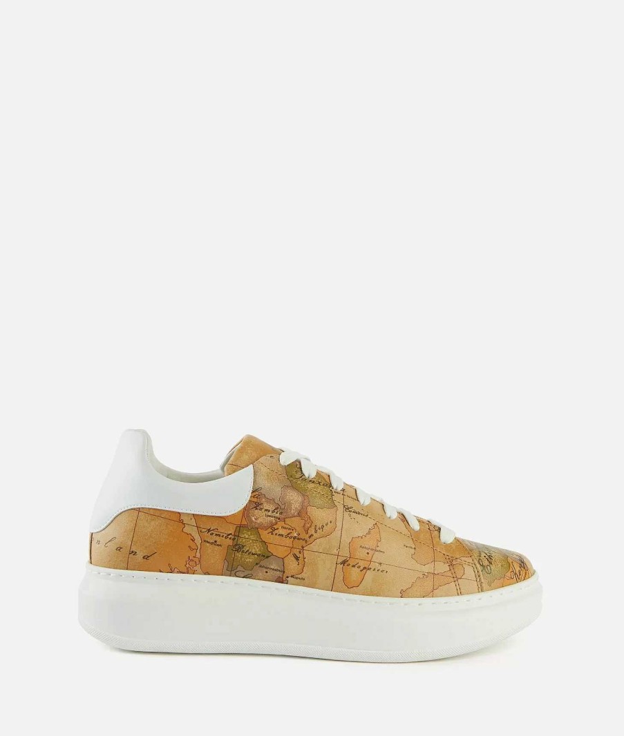 Alviero Martini Sneakers & Polacchini | Sneakers In Eco Nappa Stampa Geo Classic