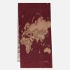 Alviero Martini Sciarpe & Foulard | Sciarpa Laminata Oro 50 X 180 Cabernet