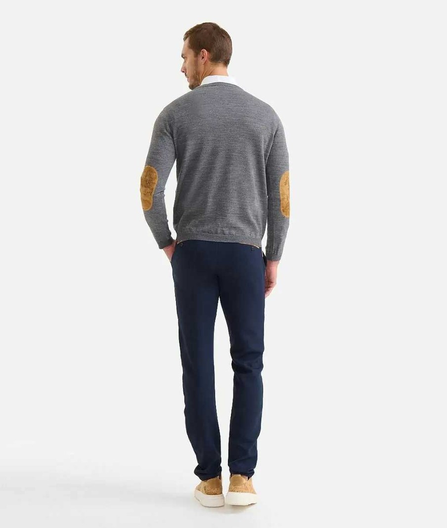 Alviero Martini Pantaloni | Pantaloni Super Slim Fondo 16 Blu Navy