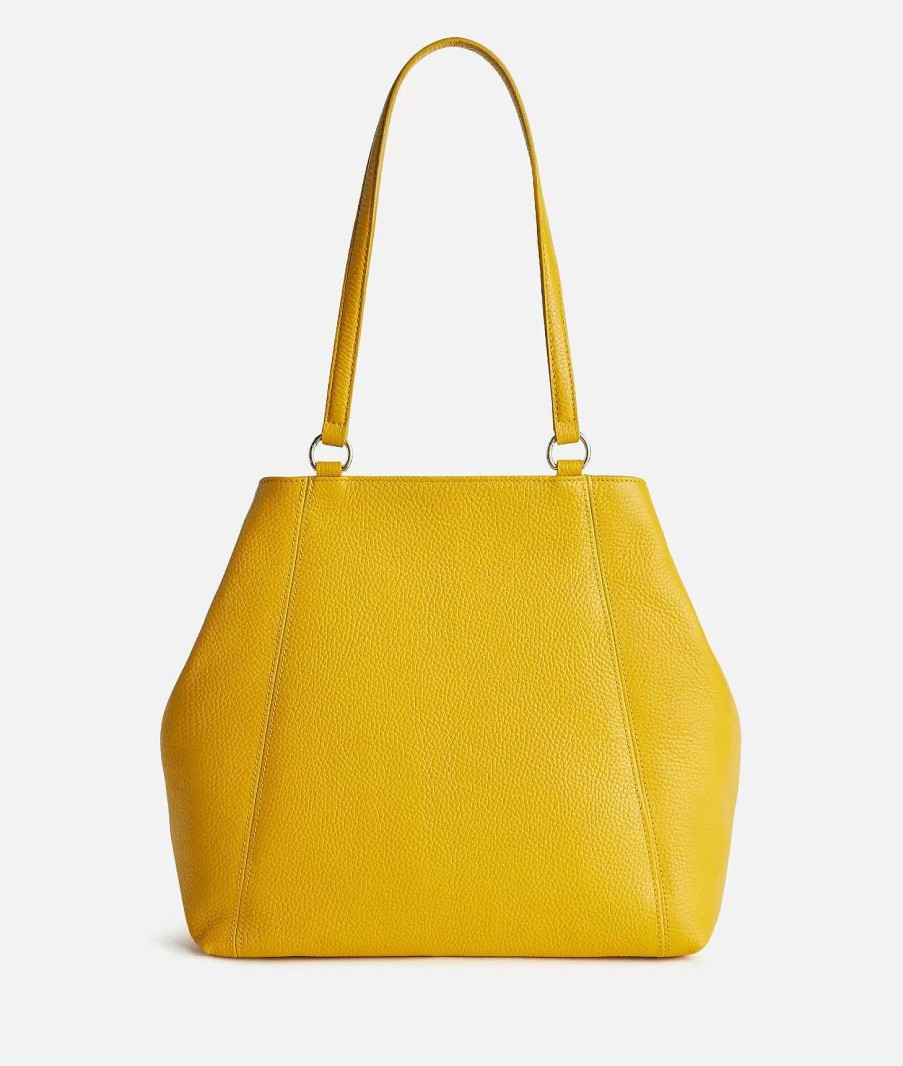 Alviero Martini Borse Shopping | Deco Coast Borsa Shopping Giallo Oro