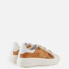 Alviero Martini Sneakers | Sneakers In Pelle Liscia E Nappa Geo Classic Con Passalacci Bianche