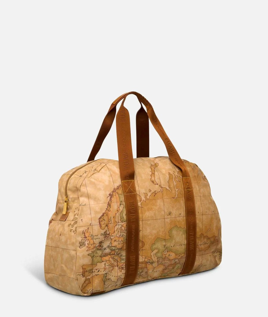 Alviero Martini Borse Da Viaggio | Geo Soft Borsa Con Manici In Nastro