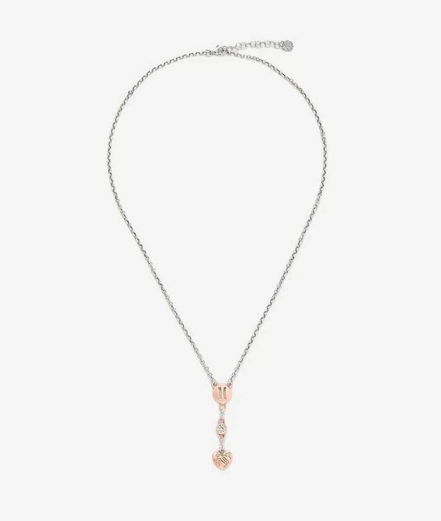 Alviero Martini Gioielli | Rambla Collana Con Pendente Bagnato Oro Rosa In Argento