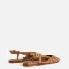 Alviero Martini Scarpe Basse | Slingback In Nappa Stampa Geo Classic Naturali