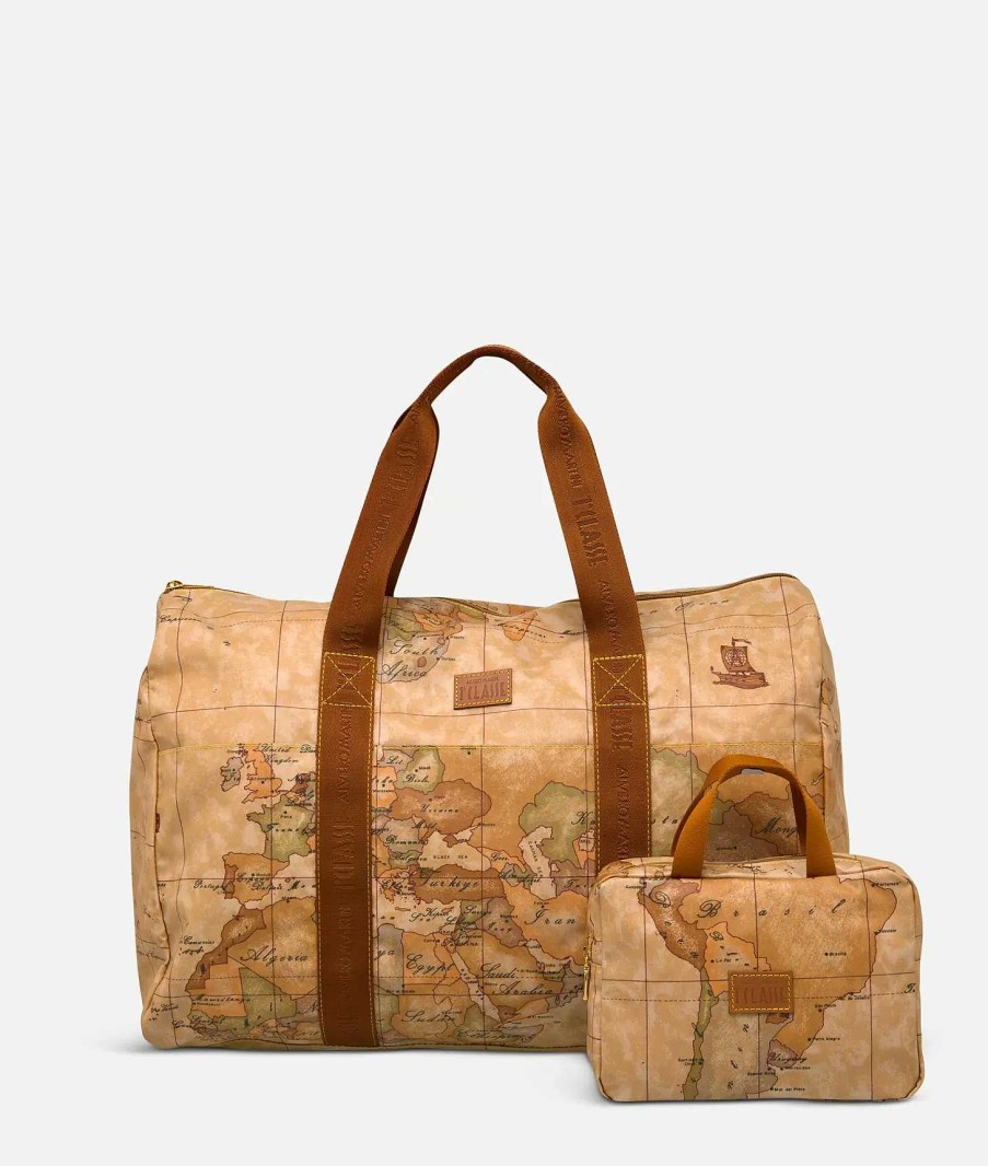 Alviero Martini Borse Da Viaggio | Geo Soft Borsa Da Viaggio Con Pochette