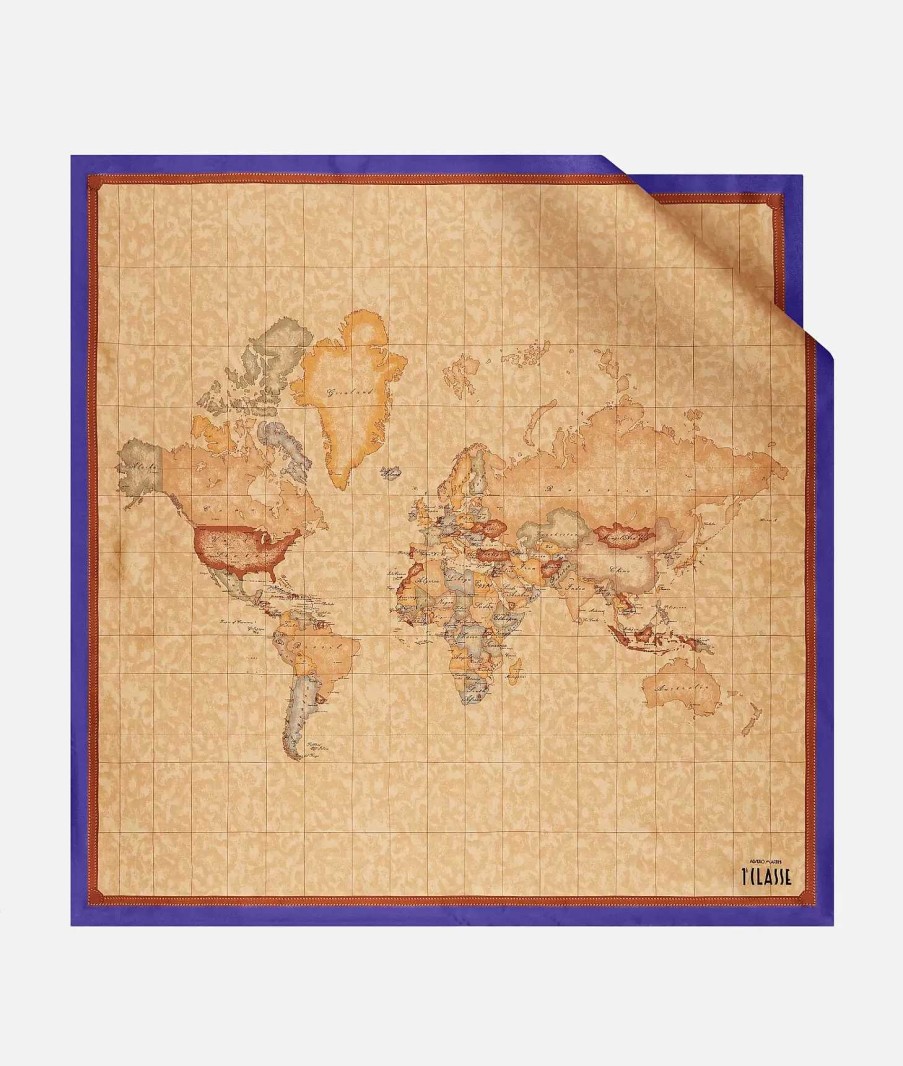 Alviero Martini Sciarpe & Foulard | Foulard Geo Classic 90 X 90 Indaco