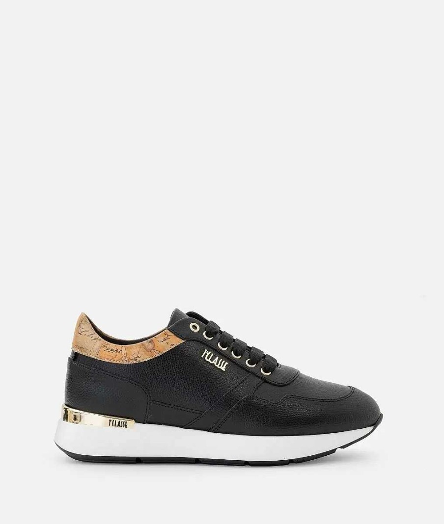 Alviero Martini Sneakers | Sneakers In Pelle Stampa Granatino Nere