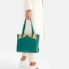 Alviero Martini Borse Shopping | Glam City Borsa Shopping Media Verde Smeraldo