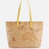 Alviero Martini Borse Shopping | Soft Atlantic Borsa Shopping Giallo Oro