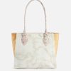 Alviero Martini Borse Shopping | Geo Sunny Mix Borsa Shopping Bianca