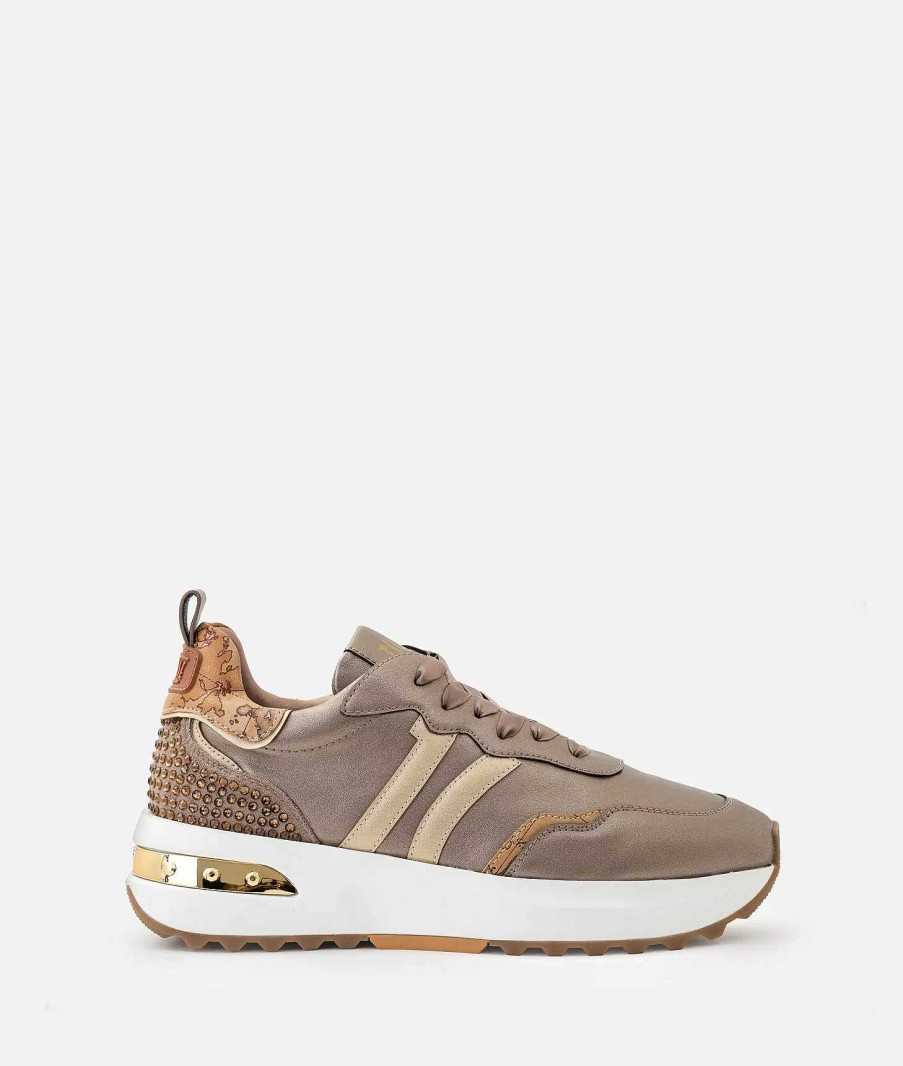 Alviero Martini Sneakers | Geo Road Cannes Sneakers In Eco Nappa Bronzo