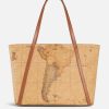 Alviero Martini Borse Shopping | Geo Classic Shopping Bag Con Borchiette Grande