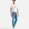 Alviero Martini Pantaloni | Jeans 5 Tasche Slim In Denim Stretch Bleached