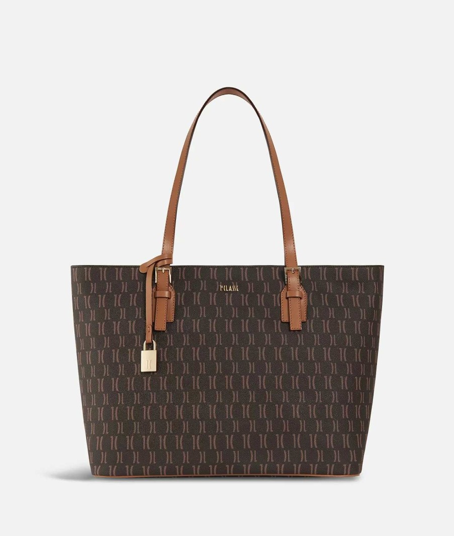 Alviero Martini Borse Shopping | Monogram Borsa Shopping Grande Cuoio