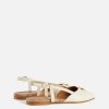 Alviero Martini Scarpe Basse | Slingback In Nappa Liscia Avorio