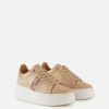 Alviero Martini Sneakers | Sneakers Alte In Eco Nappa Con Banda Laterale Geo Classic Naturali